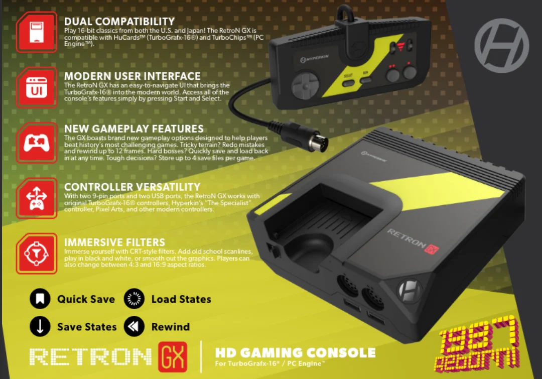 RetroN GX: HD Gaming Console for Turbografx-16®/ PC Engine™ - Hyperkin (FREE SHIPPING) - Image 5
