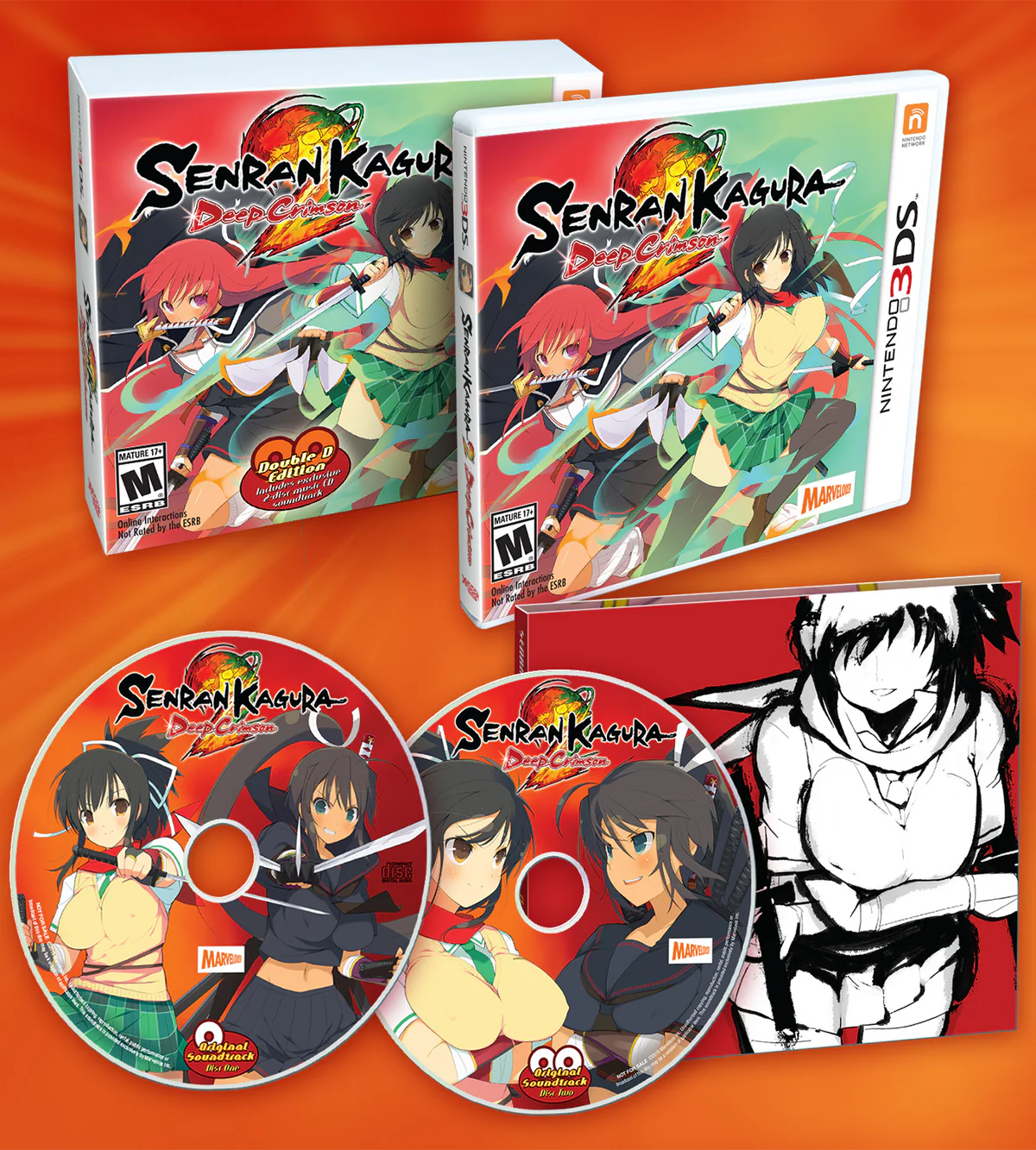 SENRAN KAGURA 2 DEEP CRIMSON DOUBLE D EDITION - 3DS