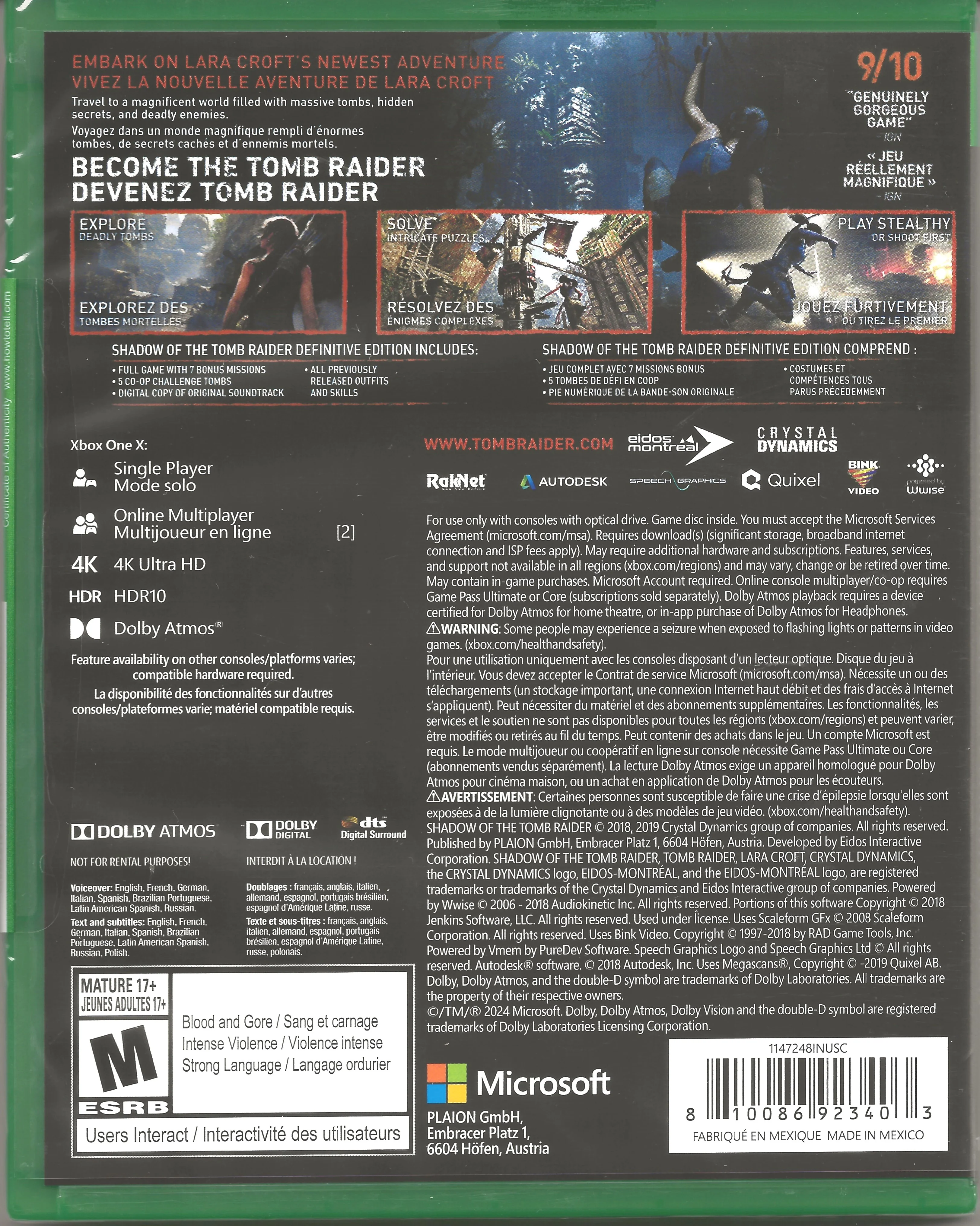 Shadow of the Tomb Raider : Definitive Edition - Xbox One - Image 2