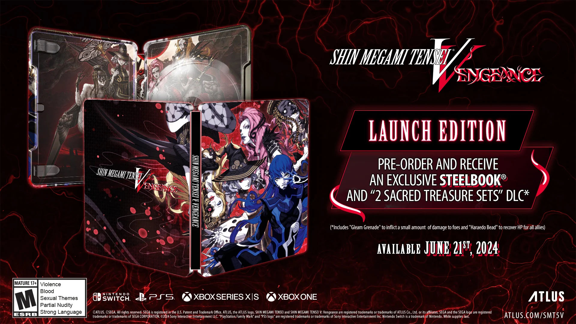 Shin Megami Tensei V: Vengeance Steelbook Launch Edition - Nintendo Switch - Image 2