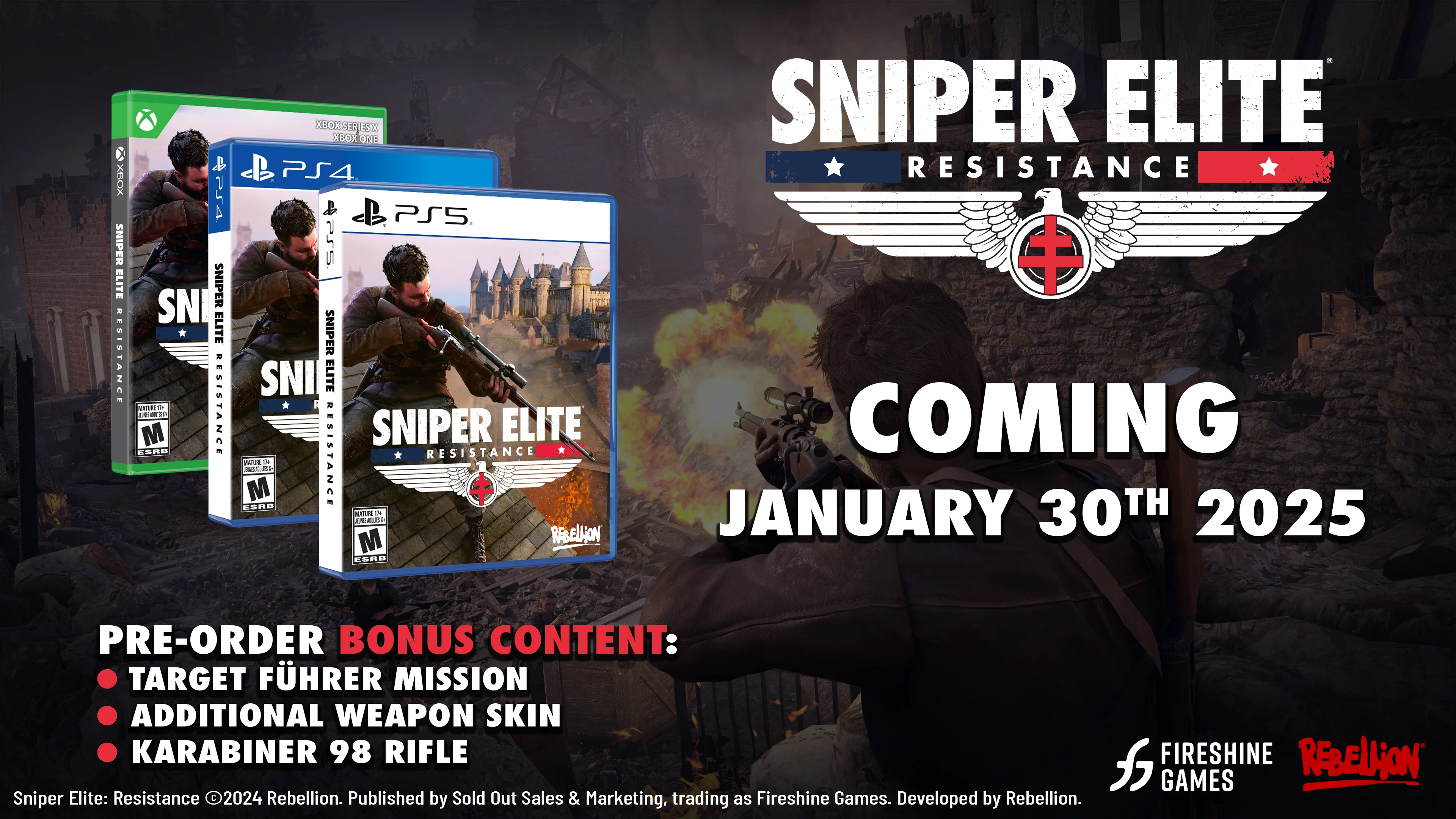 Sniper Elite: Resistance - PlayStation 4 [Free Shipping] - Image 2