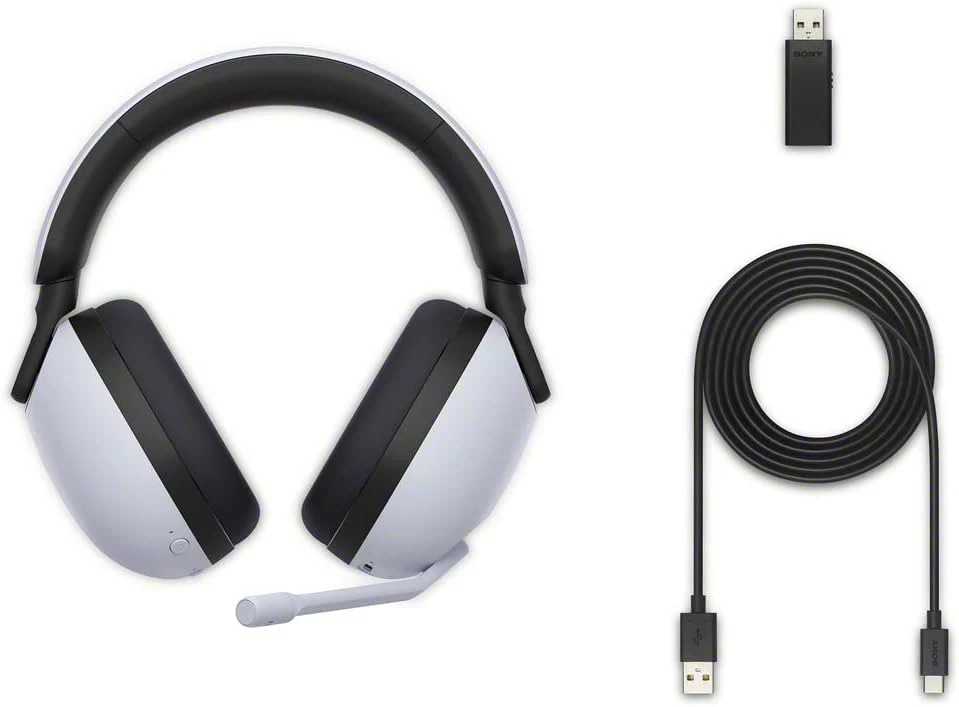 Sony-INZONE H7 Wireless Gaming Headset (WHITE) - PS5 - Image 6