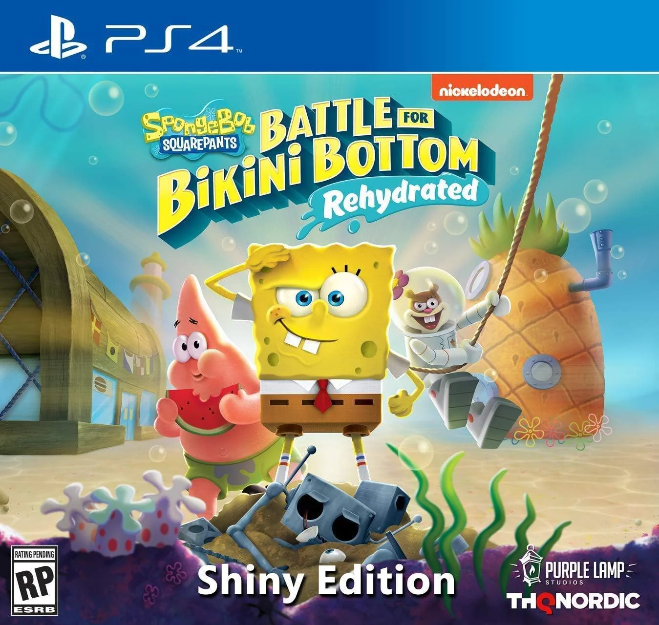 Spongebob Squarepants Battle for Bikini Bottom Rehydrated Shiny Edition - PlayStation 4