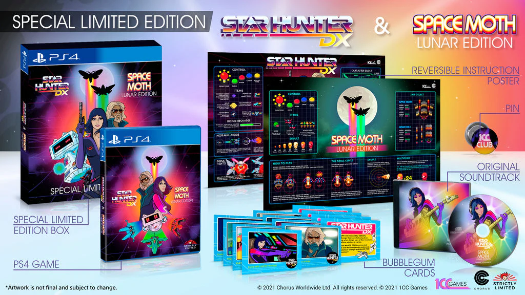 Star Hunter DX & Space Moth: Lunar Edition Special Limited Edition - PlayStation 4 [Strictly Limited Games] - Image 2
