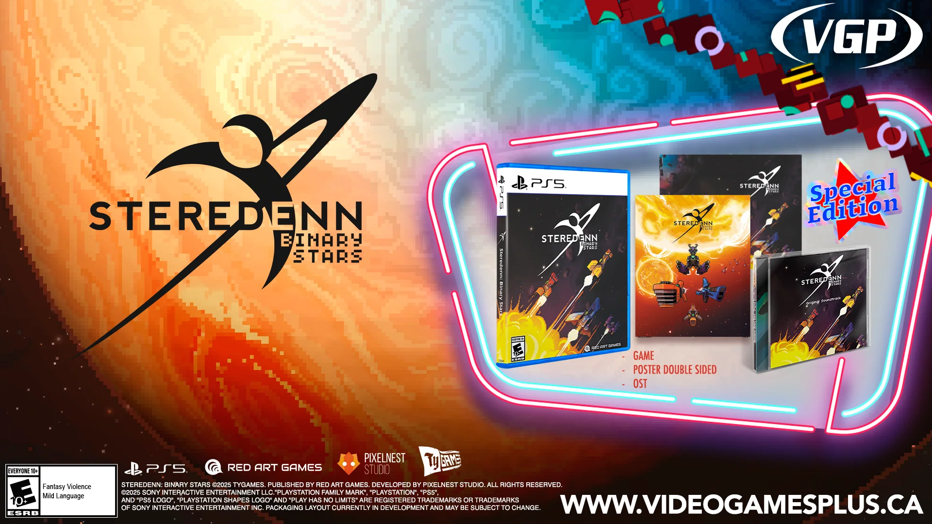 Steredenn: Binary Stars [Special Edition] - Playstation 5 (VGP EXCLUSIVE) - Image 2