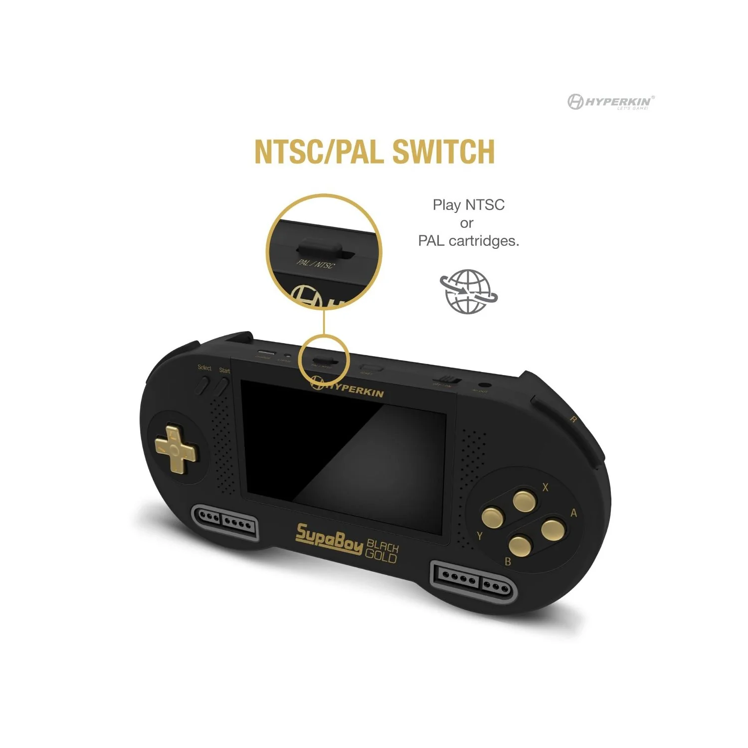 SUPABOY BLACKGOLD PORTABLE POCKET CONSOLE - SNES - Image 3
