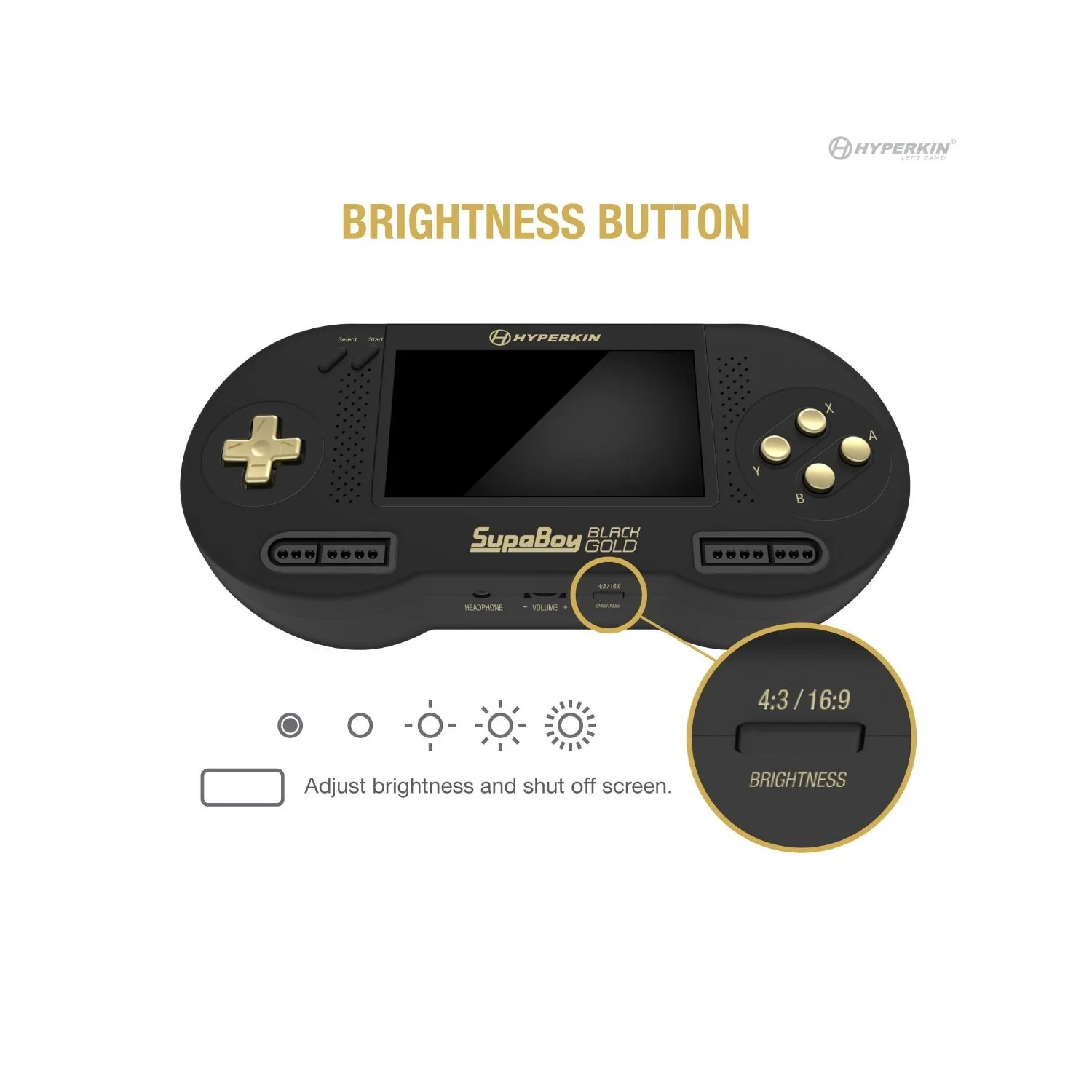 SUPABOY BLACKGOLD PORTABLE POCKET CONSOLE - SNES - Image 5