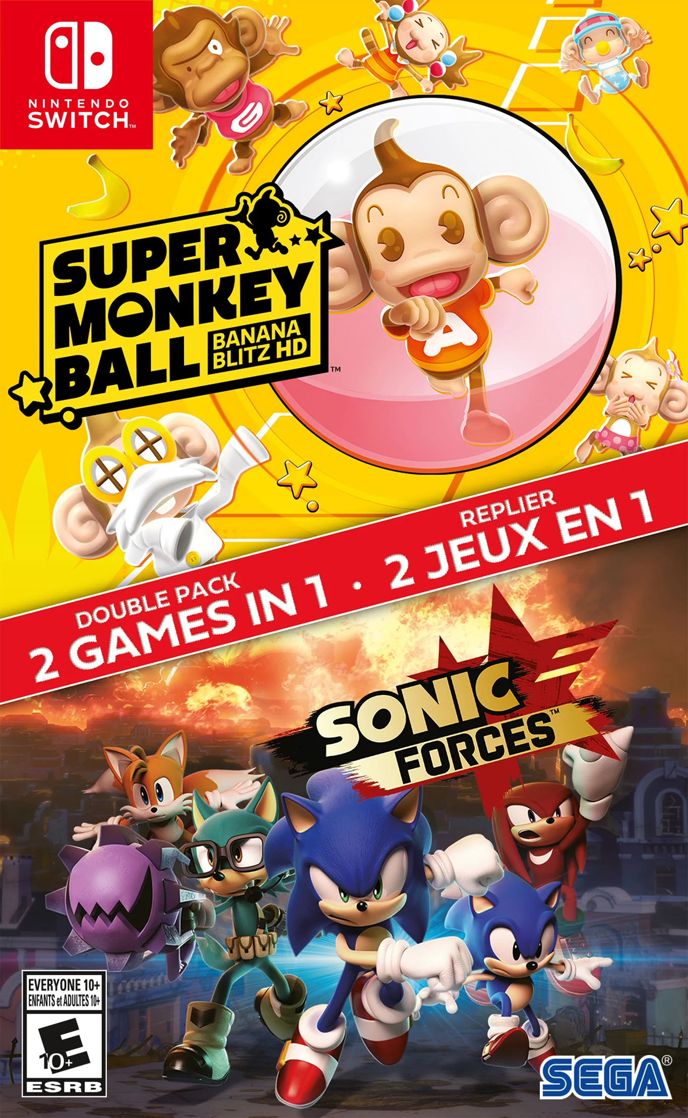 Super Monkey Ball + Sonic Forces - Nintendo Switch