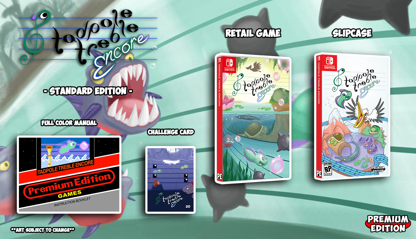 Tadpole Treble Encore [STANDARD EDITION] [PREMIUM EDITION GAMES SERIES 8] - SWITCH (PRE-ORDER)