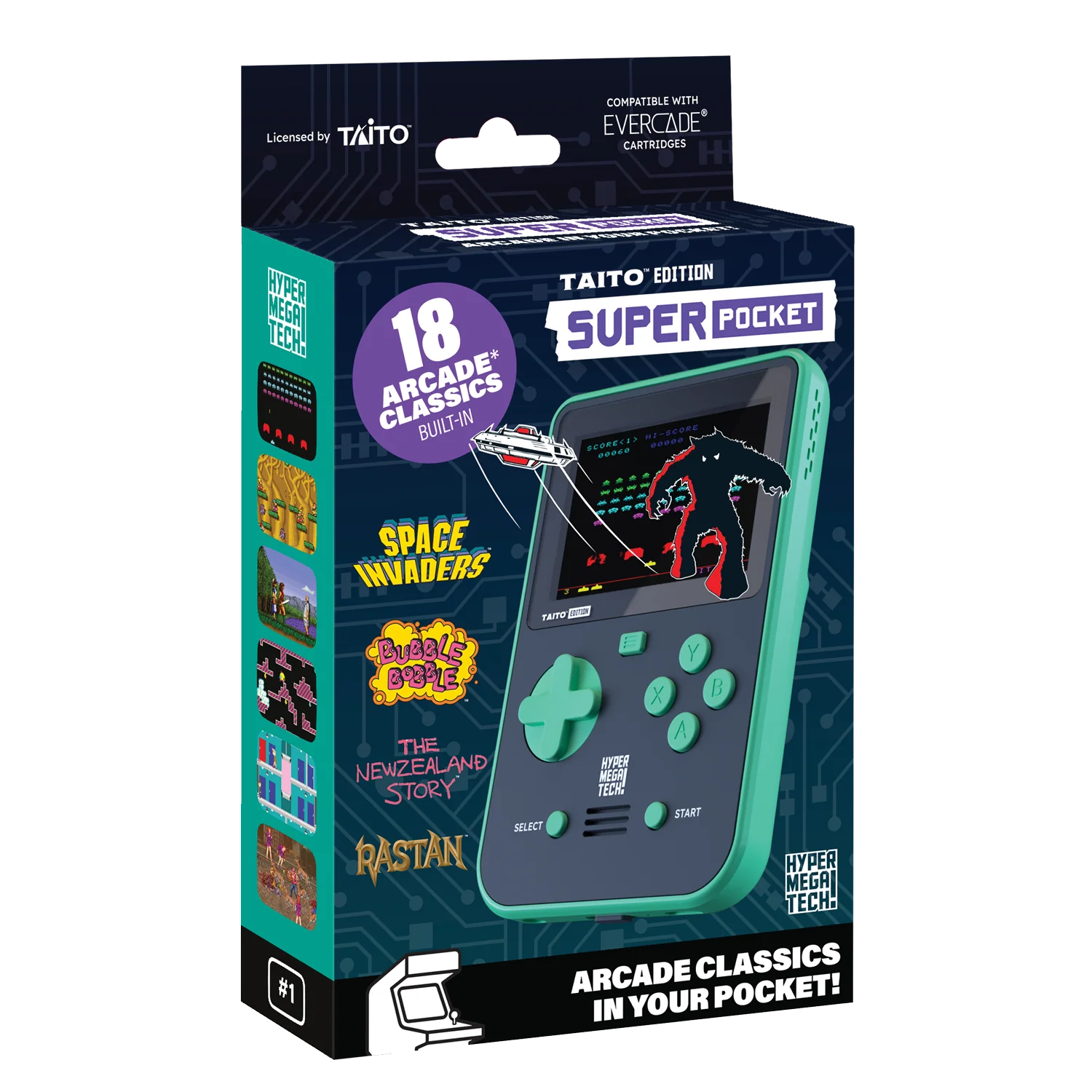 Taito Super Pocket - HYPER MEGA TECH (FREE SHIPPING) - Image 2