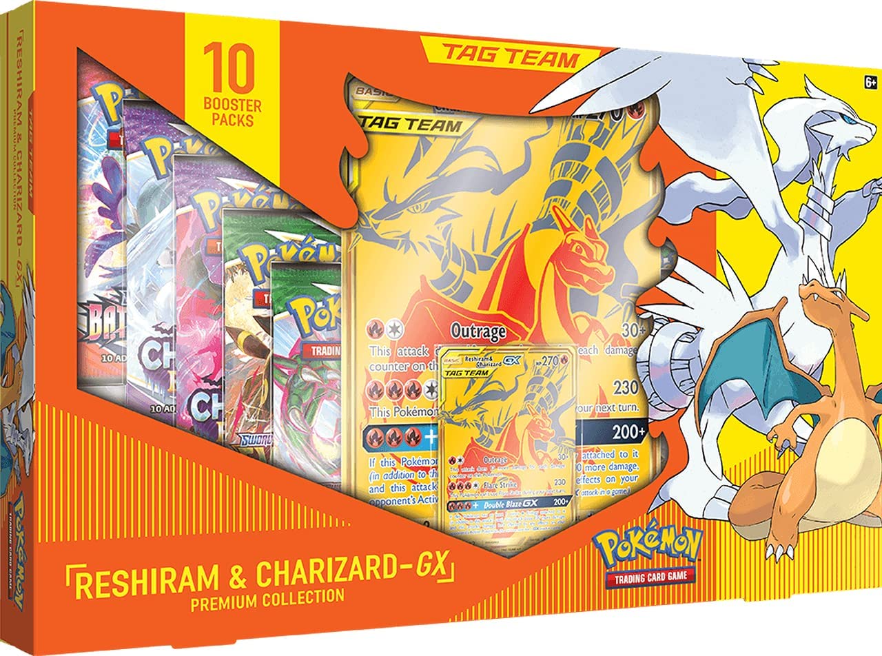 TCG - POKEMON CHARIZARD & RESHIRAM PREMIUM COLLECTION BOX