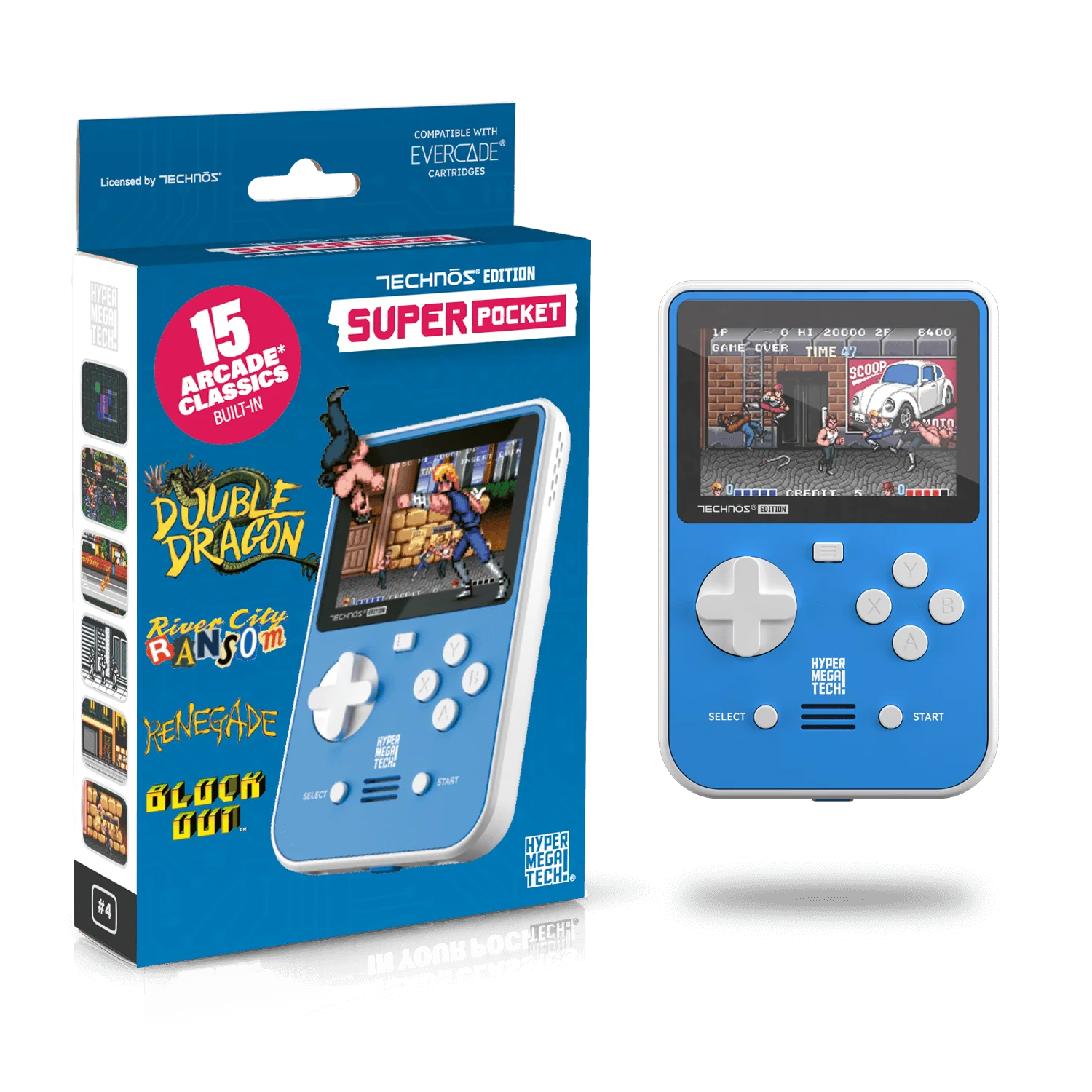 Technos Super Pocket - HYPER MEGA TECH (FREE SHIPPING)