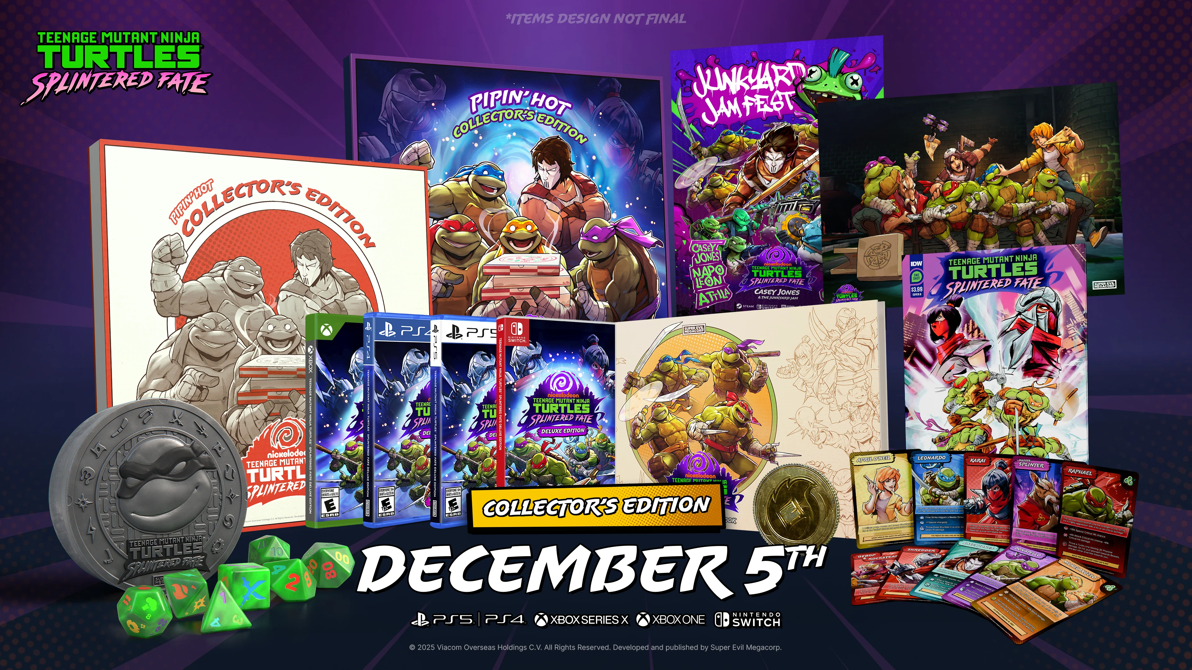 Teenage Mutant Ninja Turtles: Splintered Fate Pipin’ Hot Collector’s Edition - Xbox One/Xbox Series X