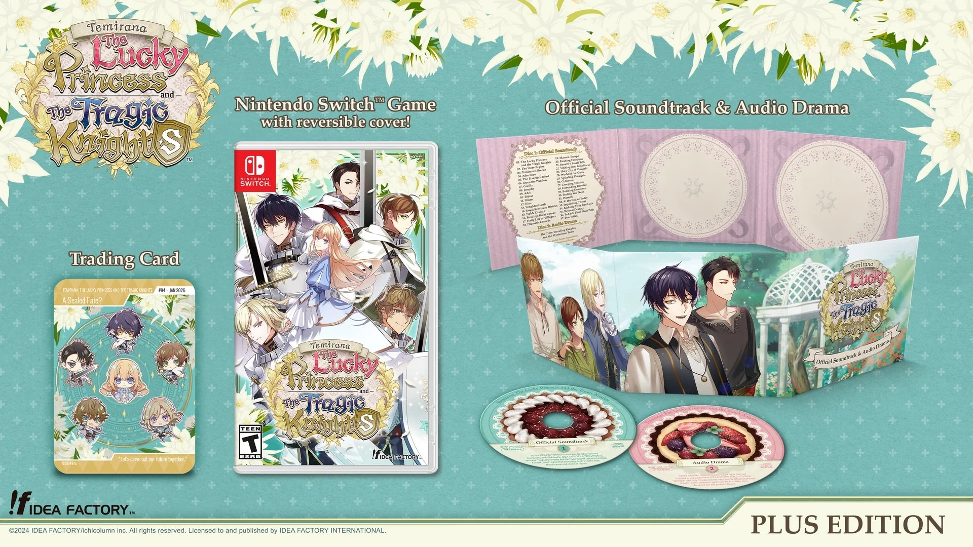 Temirana: The Lucky Princess and the Tragic Knights Plus Edition - Nintendo Switch