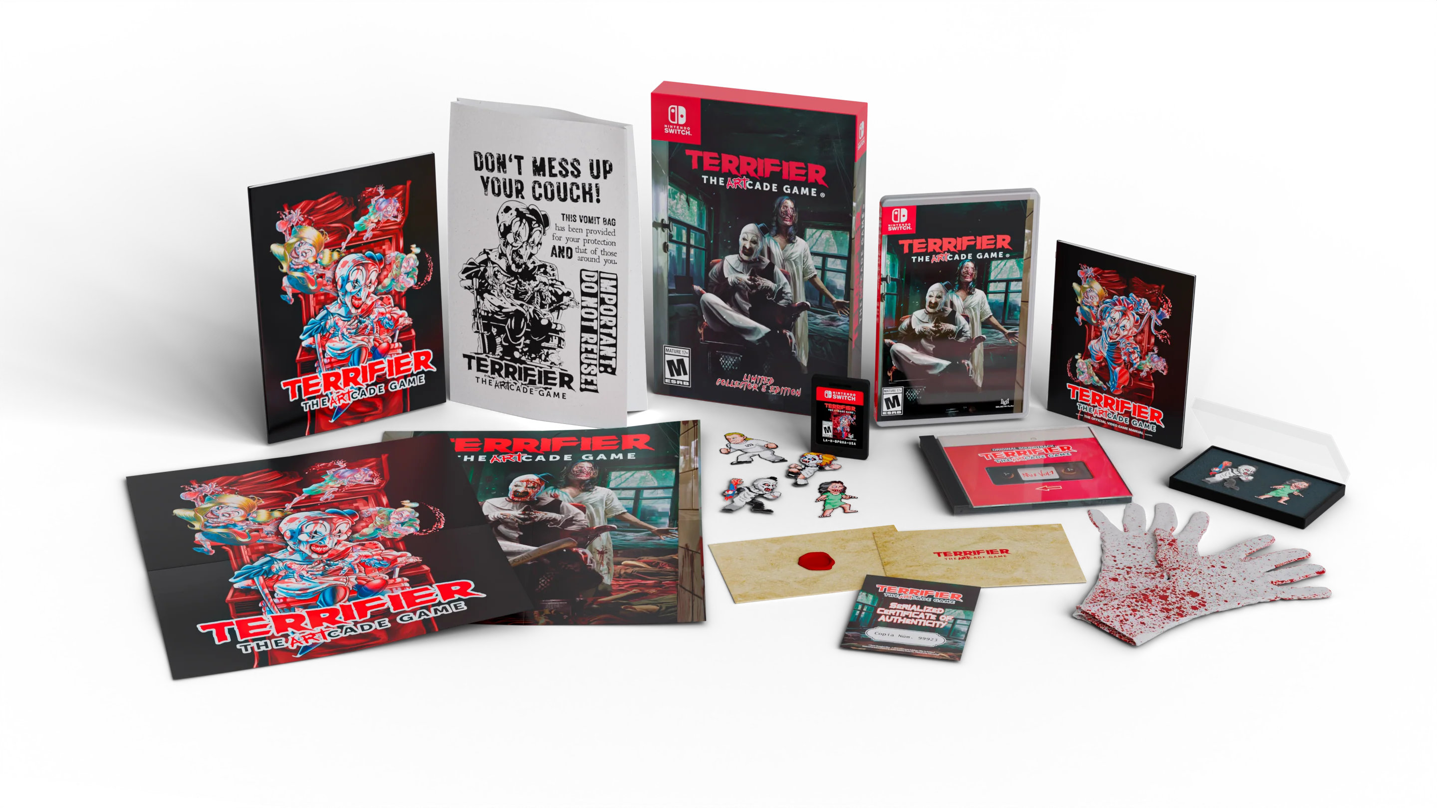 Terrifier: The ARTcade Game [Limited Edition] - Nintendo Switch (FREE SHIPPING) (VGP EXCLUSIVE BONUS STAND) - Image 2