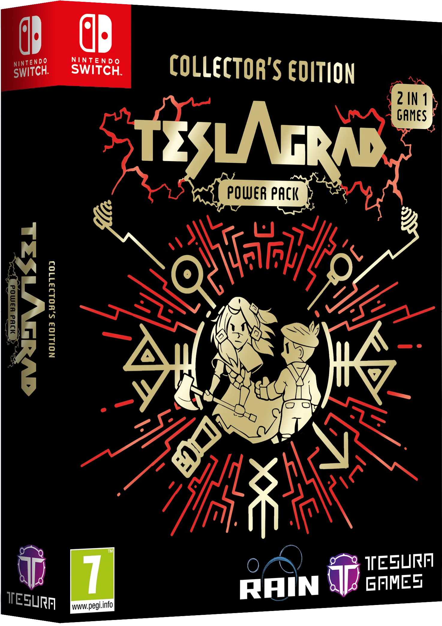Teslagrad Power Pack (Collector's Edition) (EU Import) -  Nintendo Switch  (FREE SHIPPING)