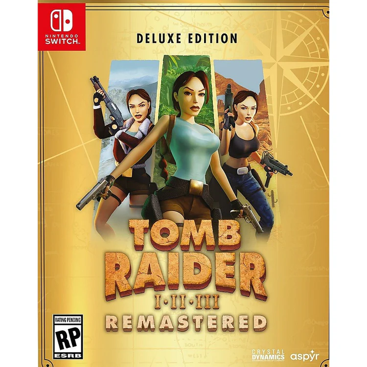 Tomb Raider I-III Remastered Deluxe Edition - Nintendo Switch