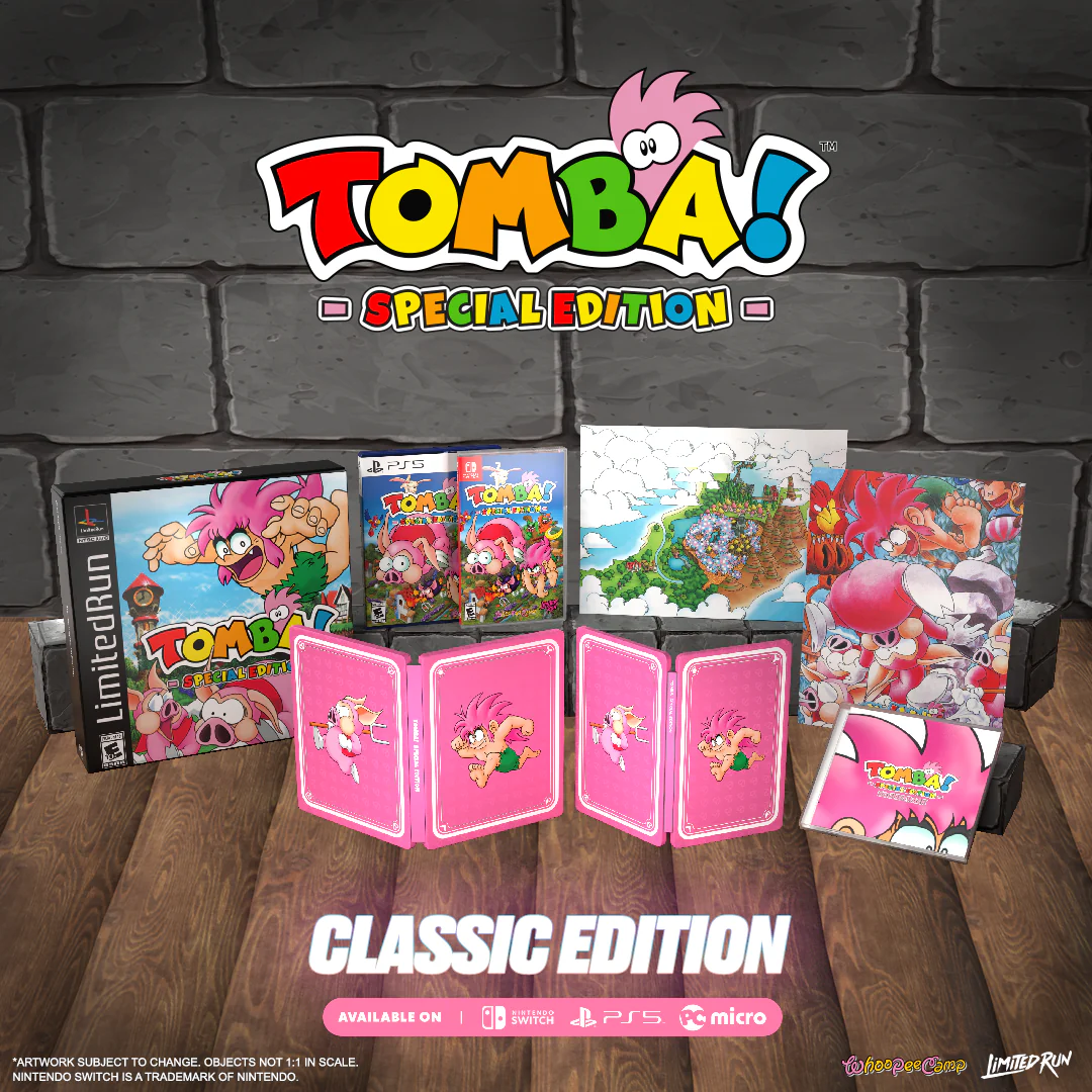 TOMBA! Special Edition Classic Edition [Limited Run Games #245] - Nintendo Switch - Image 2