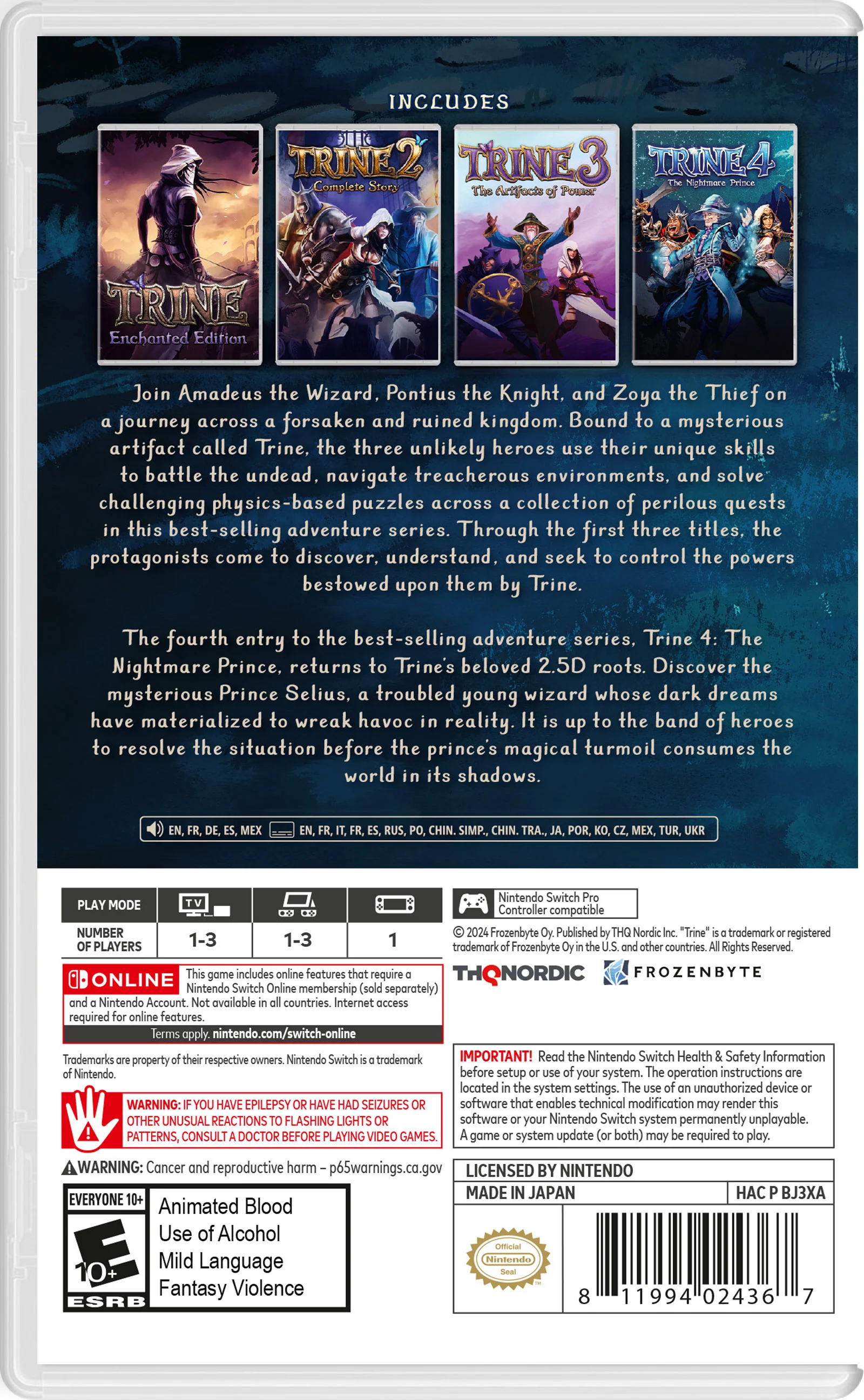 Trine Ultimate Collection Physical Edition - Nintendo Switch [VGP Exclusive] - Image 2