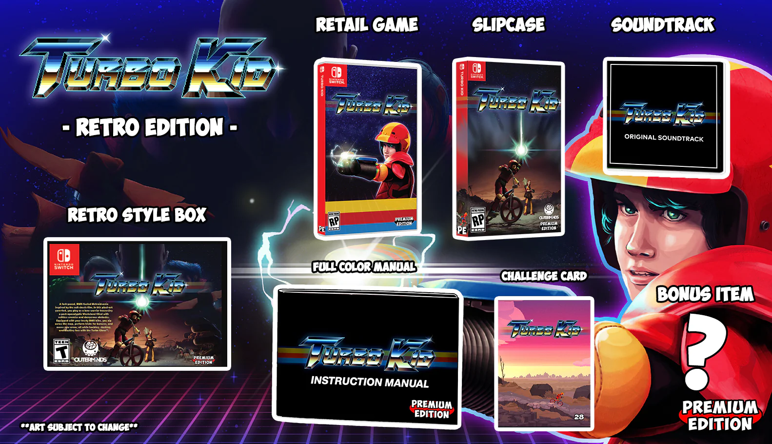 Turbo Kid [RETRO EDITION] [PREMIUM EDITION GAMES SERIES 10] - Nintendo Switch (PRE-ORDER)