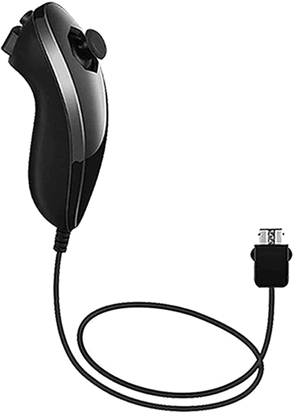 Wii Nunchuk Controller [BLACK] - Wii