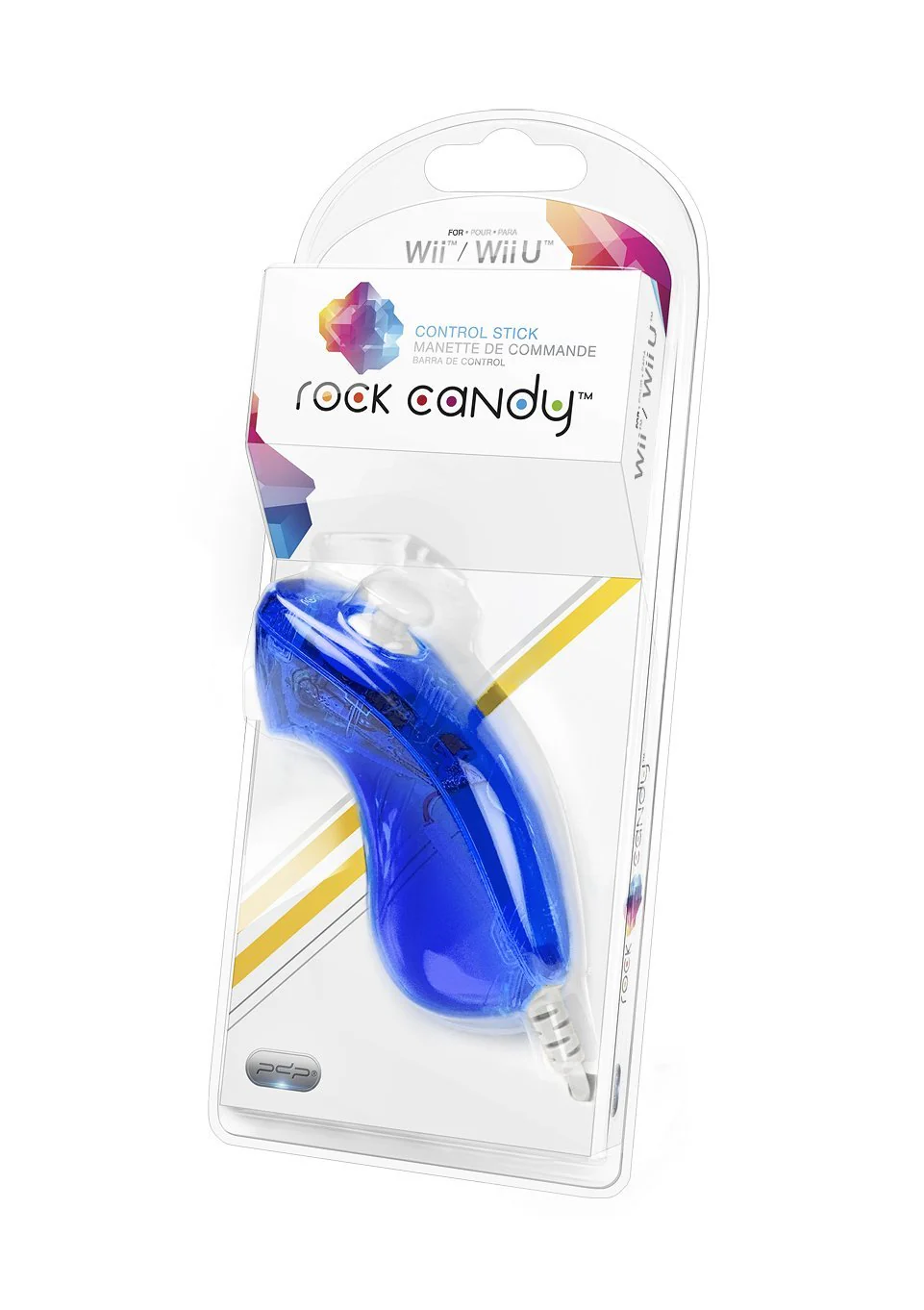 WII - PDP Rock Candy Control Stick for Wii/Wii - Blueberry Boom