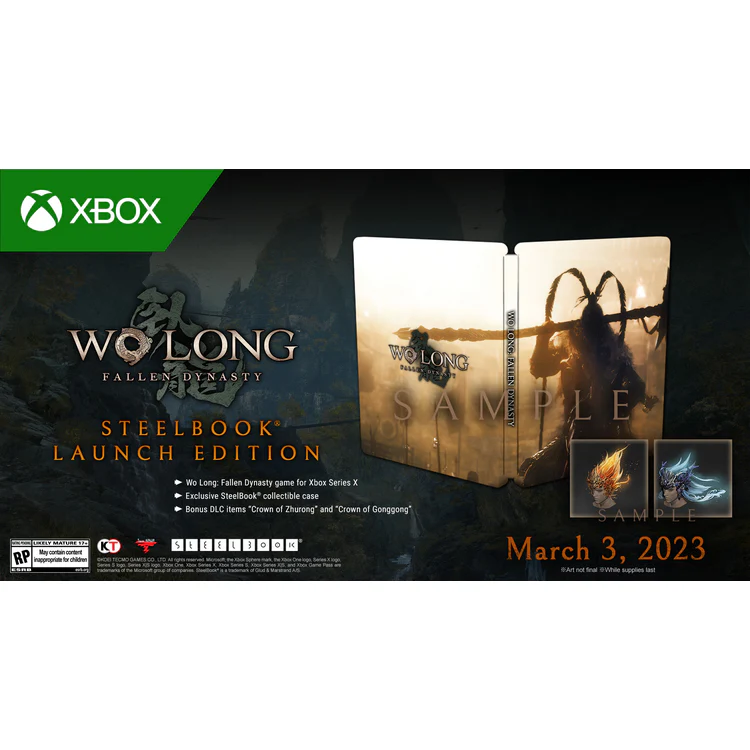 WO LONG FALLEN DYNASTY STEELBOOK LAUNCH EDITION - XBOX ONE/XBOX SERIES X