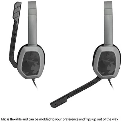 PDP LVL 1 WIRED CHAT HEADSET GREY CAMO - XB1 - Image 4