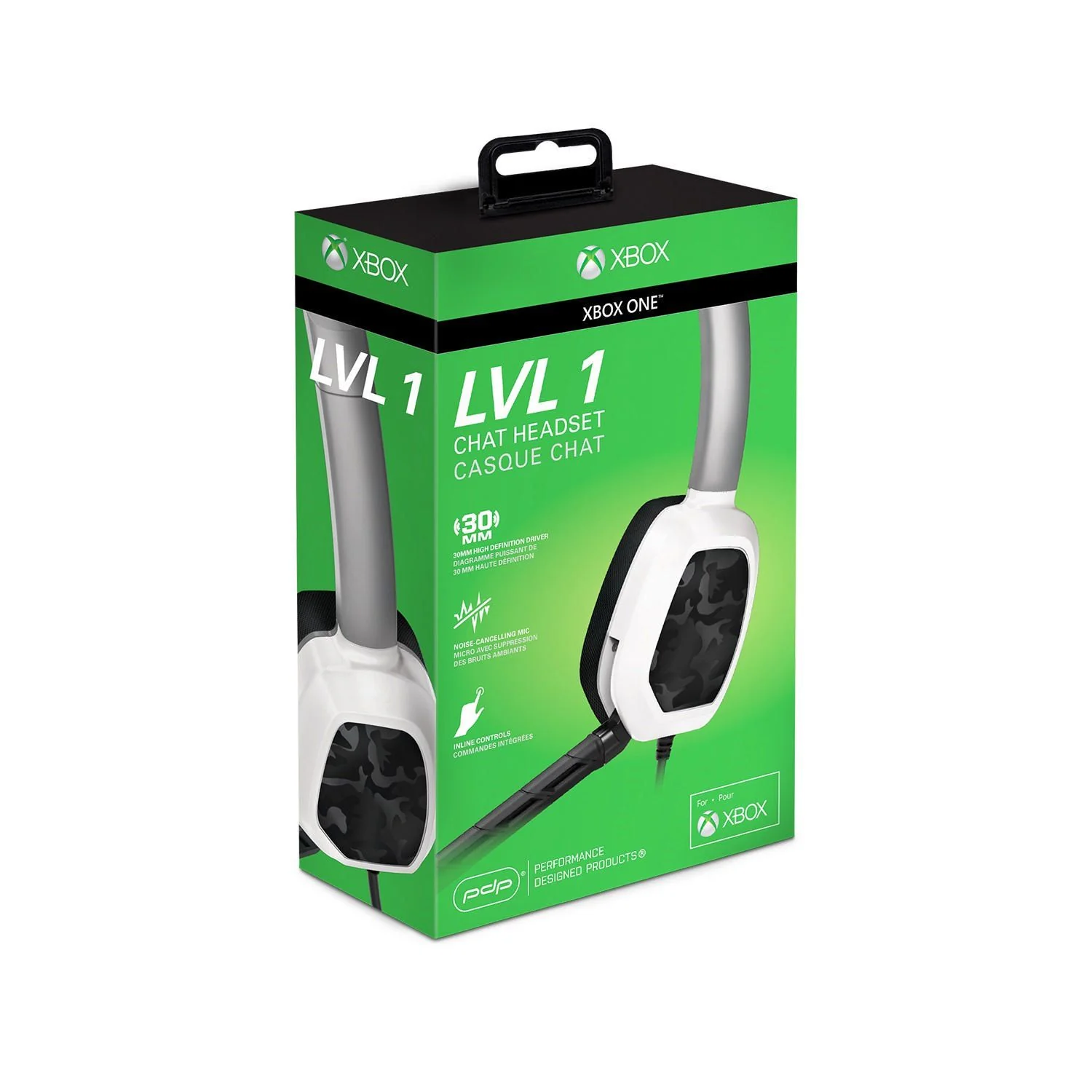 PDP LVL 1 WIRED CHAT HEADSET GREY CAMO - XB1 - Image 5