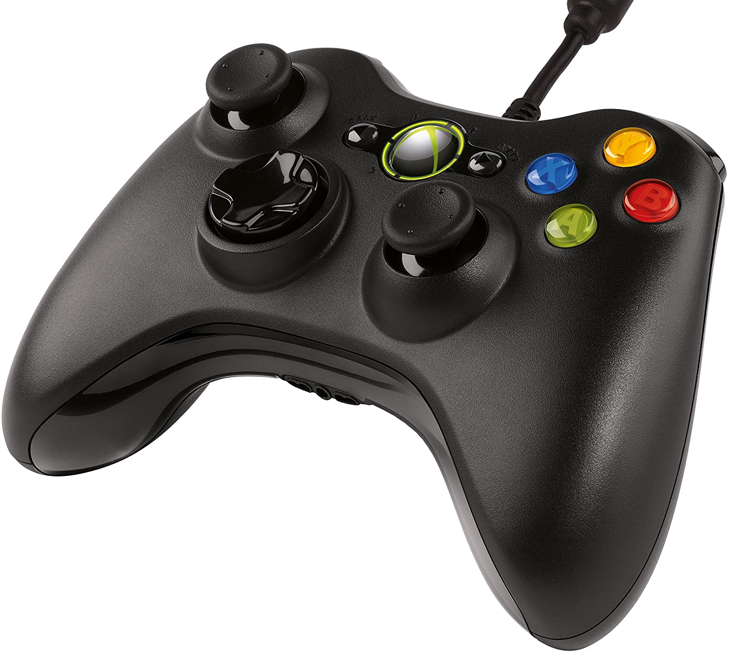 Xbox 360 Wired Controller Black Generic - 360 - Image 2