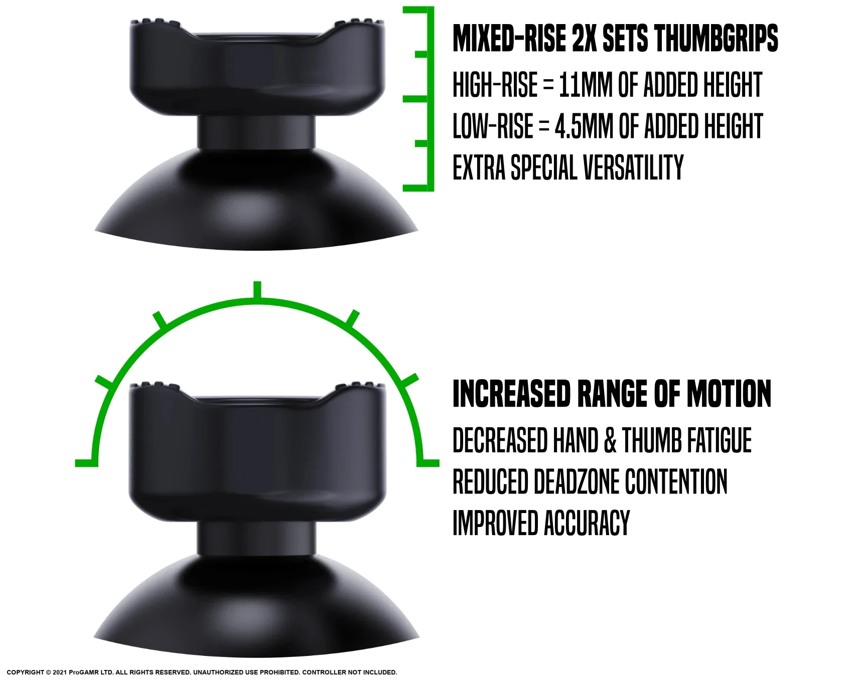 PRO GAMR PRO THUMB GRIPS - XBS - Image 2