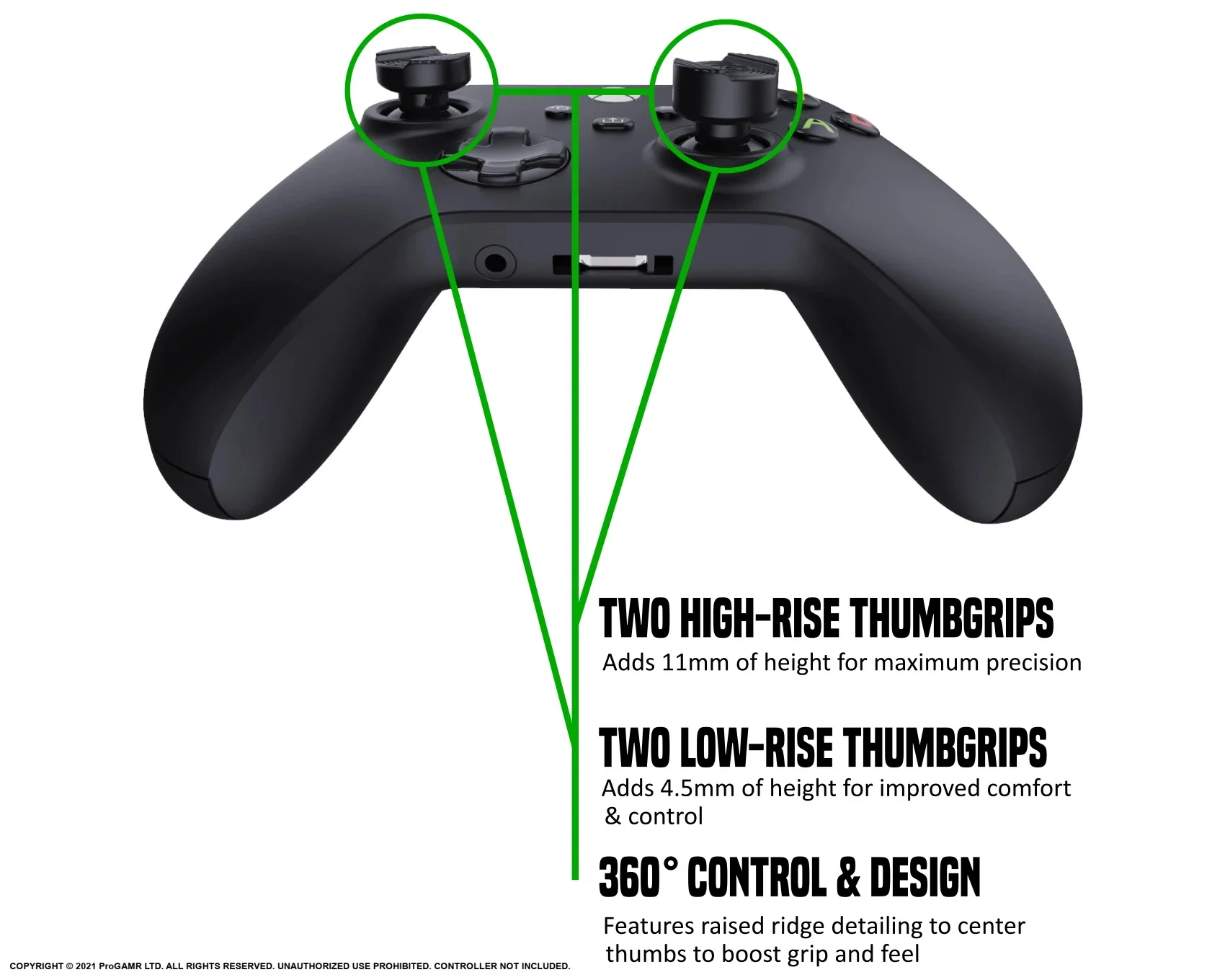 PRO GAMR PRO THUMB GRIPS - XBS - Image 3