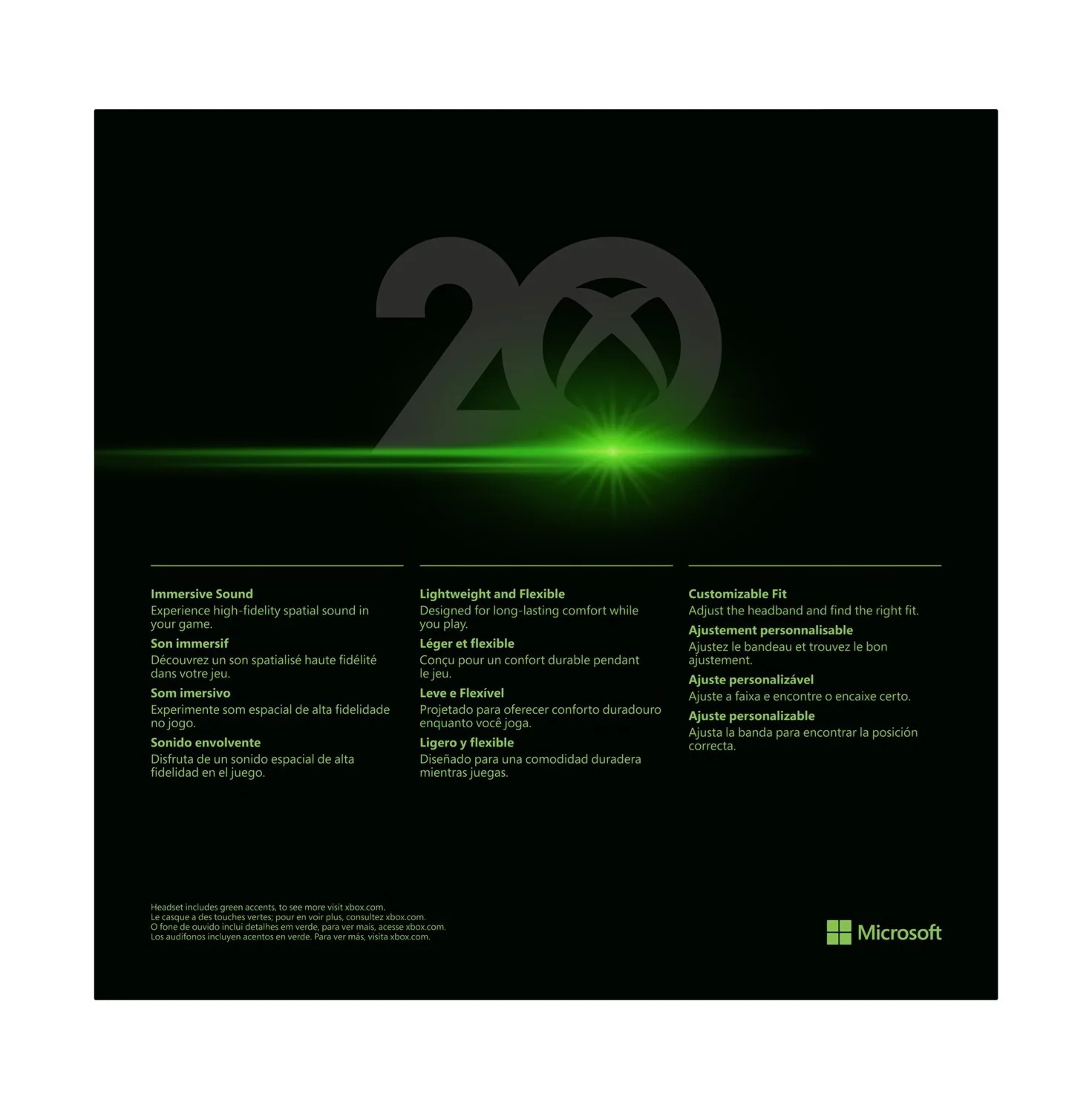 XBSX WIRED STEREO HEADSET 20TH ANNIVERSARY LE - XBS - Image 2