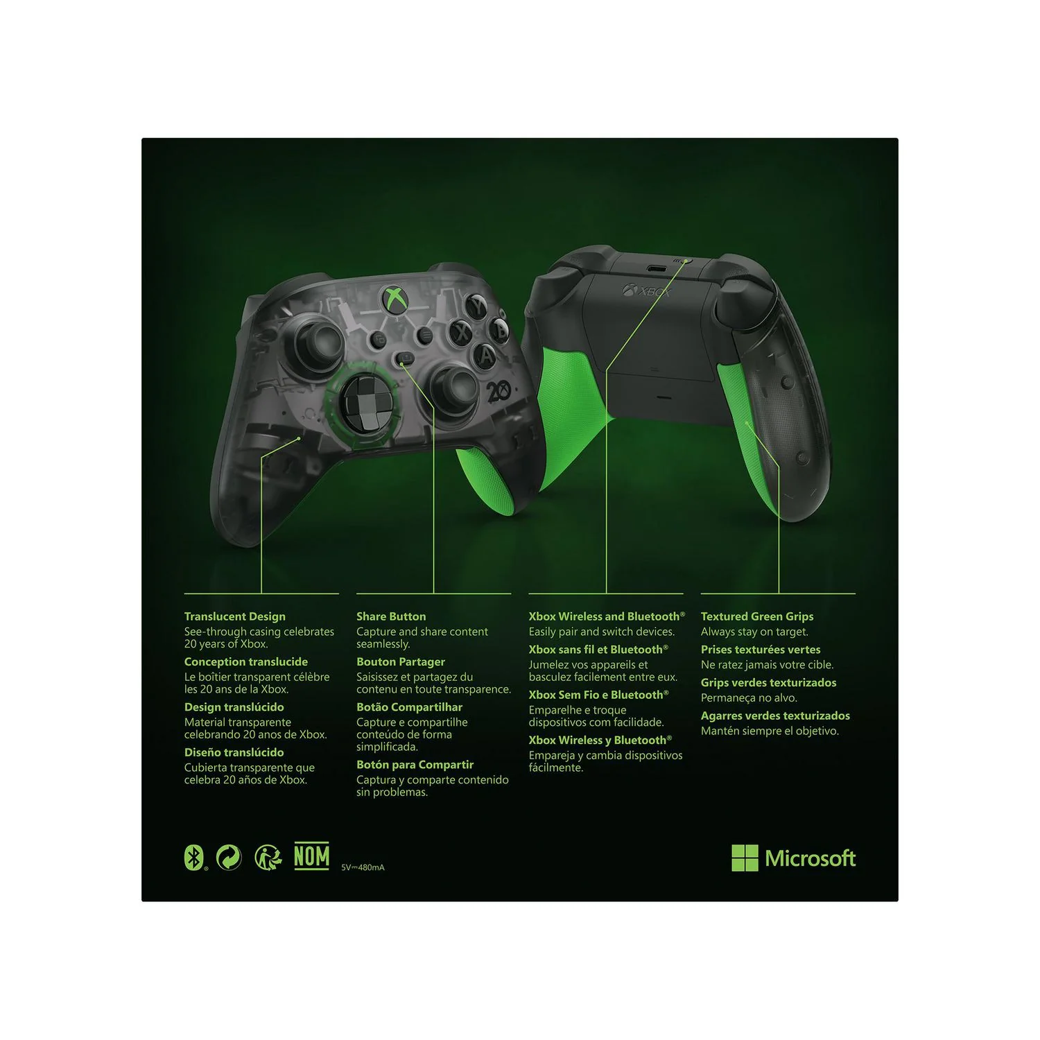 XBSX WIRELESS CONTROLLER 20TH ANNIVERSARY ED (GEN 9) - XBS - Image 5