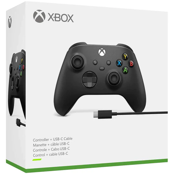 XBOX X-S WIRELESS CONTROLLER W/ 9' USB-C CABLE - XBS