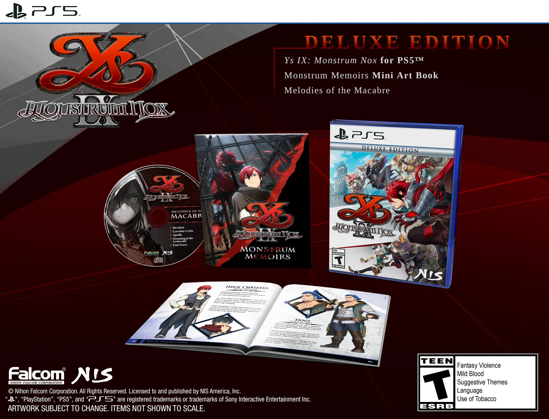 Ys IX: Monstrum Nox Deluxe Edition - PlayStation 5 - Image 2