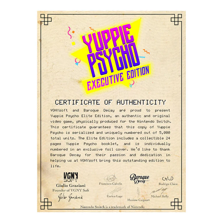 Yuppie Psycho: Executive Edition [Elite Edition] - Nintendo Switch [VGNY SOFT] - Image 4