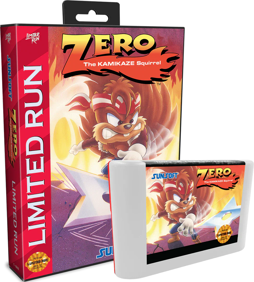 Zero the Kamikaze Squirrel [Limited Run Games] - Genesis